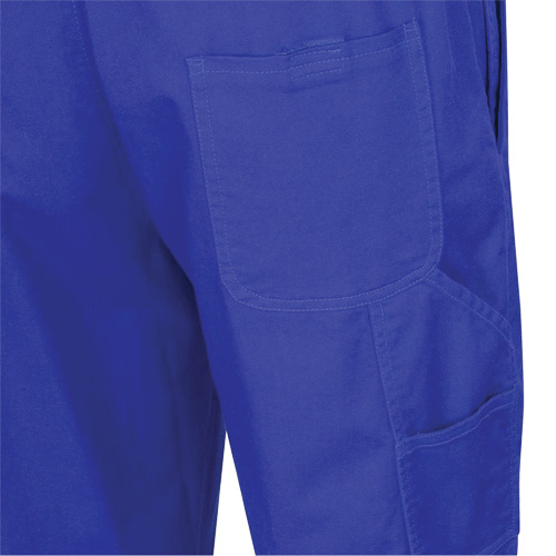 7714 FR-Tech&reg; Flame-Resistant Overalls, Small, Royal Blue Duraquip Inc