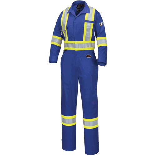 7704W FR-Tech&reg; Women's FR/Arc-Rated Coveralls, Size X-Small, Royal Blue, 10 cal/cm² Duraquip Inc