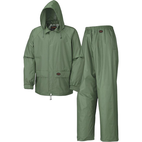 583 V&ecirc;tements imperm&eacute;ables, Polyester/PVC, Petit, Vert Duraquip Inc
