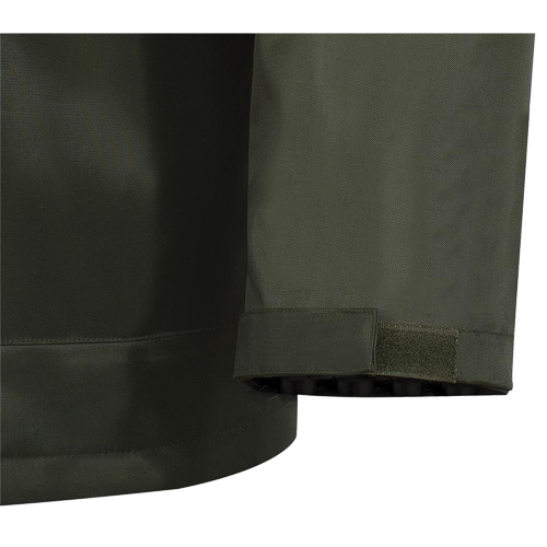 D8120J Manteau &agrave; capuchon ind&eacute;chirable Nailhead pour planteur d'arbres, Polyester/PVC, T-petit, Vert Duraquip Inc
