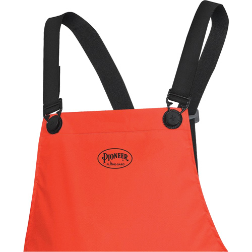 576P FR Safety Bib Pants, Small, High Visibility Orange Duraquip Inc