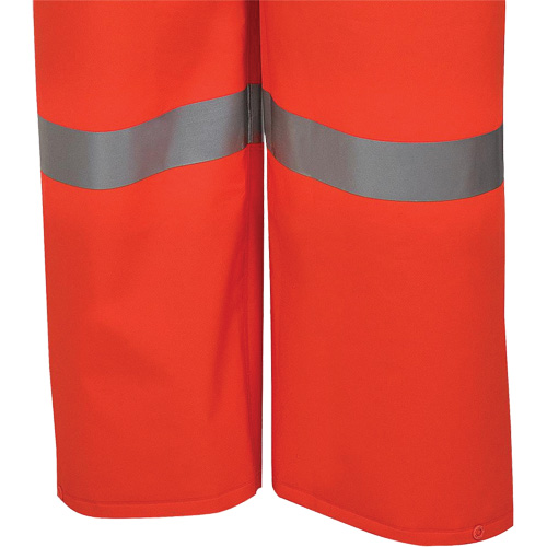 576P FR Safety Bib Pants, Small, High Visibility Orange Duraquip Inc