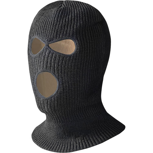 5560A Lined 3-Hole Balaclava, Black Duraquip Inc