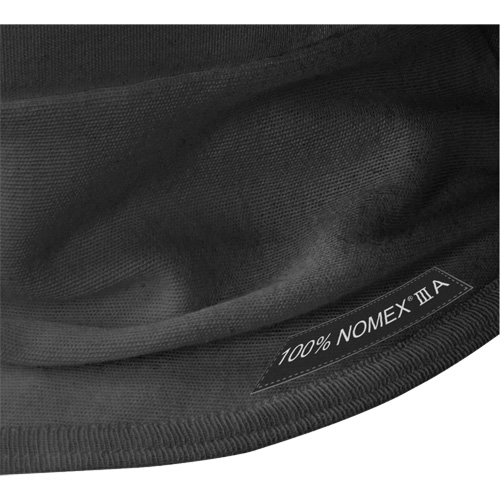 C214BK Cagoule &agrave; un trou en tricot moyen, Noir, Nomex Duraquip Inc