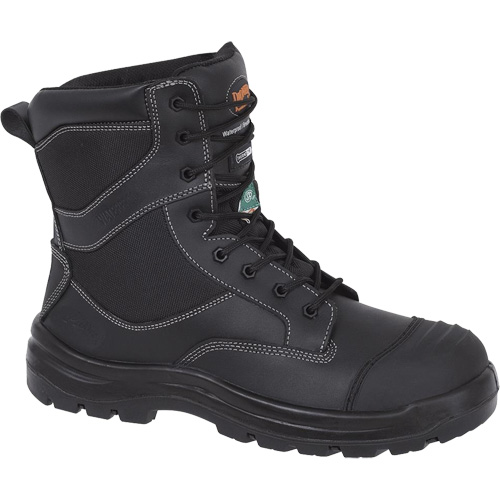 1050 Bottes de s&eacute;curit&eacute; composites noires, Cuir, Taille 14, Imperm&eacute;able Duraquip Inc