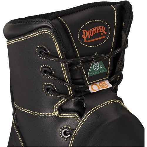 1060 Bottes de s&eacute;curit&eacute; avec protection m&eacute;tatarsienne, Cuir, Taille 10 Duraquip Inc