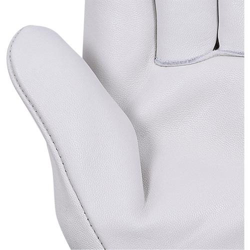 535G Gants de chauffeur beige, Petit, Paume en Cuir fleur de vache Duraquip Inc