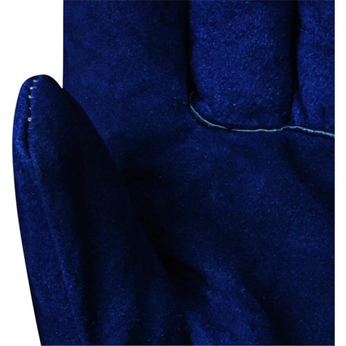 630 Gants d'appareilleur isol&eacute;s bleus, Taille unique, Paume en Cuir de vache refendu, Doublure en Boa Duraquip Inc
