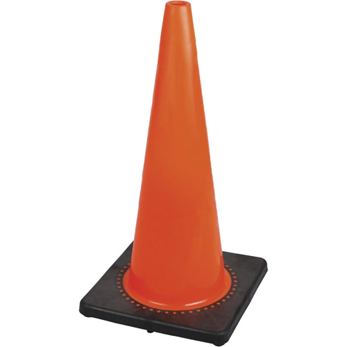 183P Premium Flexible Safety Cone, 28", Orange Duraquip Inc