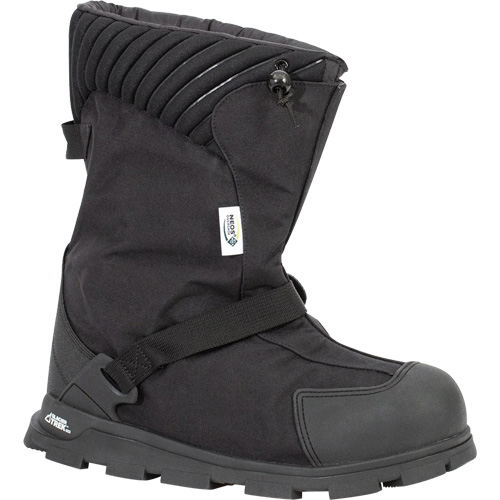 Couvre-chaussure isol&eacute;s &agrave; crampons Explorer Glacier Trek, Nylon/Polyur&eacute;thane/Caoutchouc, Boucles et crochets, Convient &agrave; Hommes 5 - 6,5/Femmes 6 - 8 Duraquip Inc