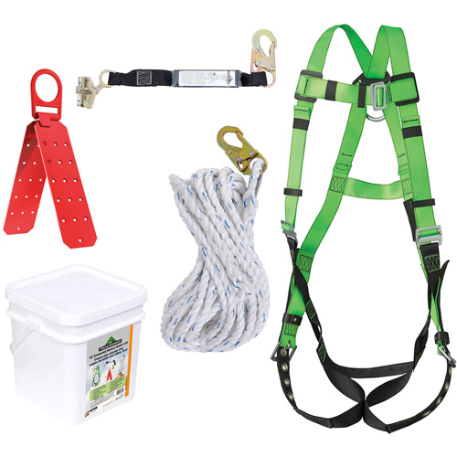 RK8-50 Grommeted Fall Protection Kit, Roofer's Kit Duraquip Inc