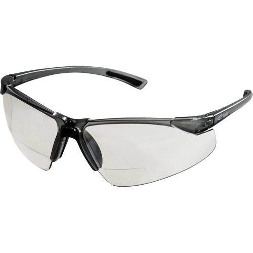 XM340RX Safety Glasses with 2X Magnification, Clear Lens, Anti-Scratch, ANSI Z87+/Meets/Exceeds CSA Z94.3 Duraquip Inc