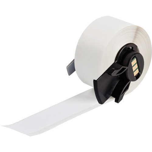 Multi-Purpose Label Tape, Vinyl, White, 1.9" Width Duraquip Inc