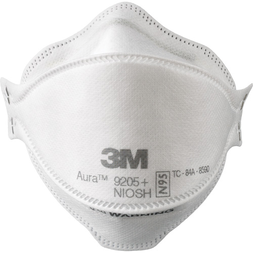 Aura Particulate Respirator 9205+, N95, NIOSH Certified Duraquip Inc