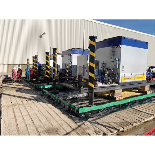 Berme Ultimate Copolymer 2000 Ultra-Containment Berm, Capacit&eacute; 7405 gal. US, 15' la x 66' lo x 12" h, Support &agrave; charni&egrave;re Duraquip Inc