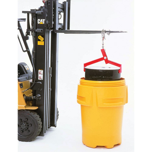 Ultra-Drum Lifter, 55 gal. US (45 gal. imp.), Cap. 1000 lb/453 kg Duraquip Inc