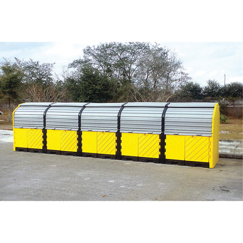 P20 Plus Ultra-Hard Top Spill Pallets sans drain, 312" lo x 79" la x 62" h, Capacit&eacute; de charge 9000 lb Duraquip Inc