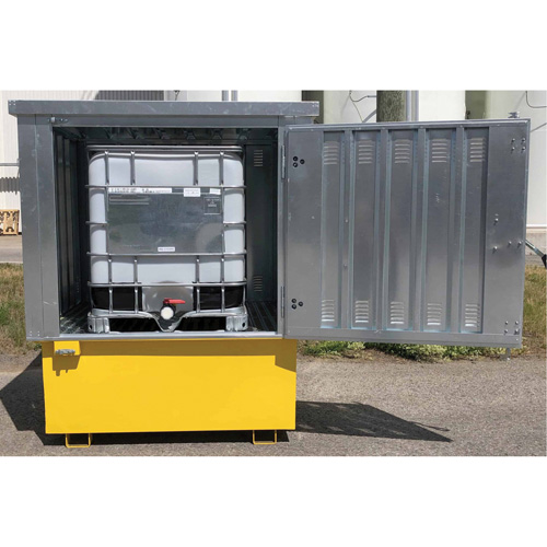 Couvercle rigide en acier Ultra-IBC, 71,1" lo x 83,1" la x 66,3" h, Capacit&eacute; de charge 5640 lb Duraquip Inc