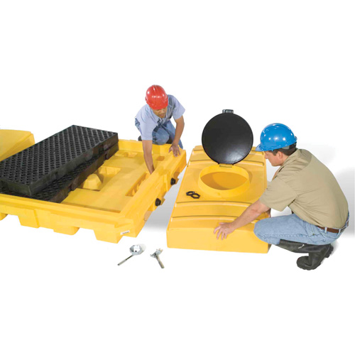 R&eacute;servoir dexpansion pour Ultra-Modular IBC Spill Pallets Duraquip Inc