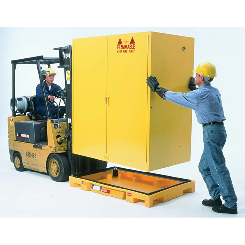 Double Drum Ultra-Safety Cabinet Bladder System, 63" lo x 38,5" la x 6,3" h, Capacit&eacute; de charge 3000 lb Duraquip Inc