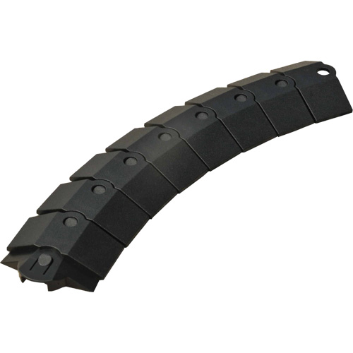 Small Ultra-Sidewinder Cable Protection System&reg; with Endcaps, 39.5" x 3" x 0.8", 2000 lbs. (1 tons) Duraquip Inc