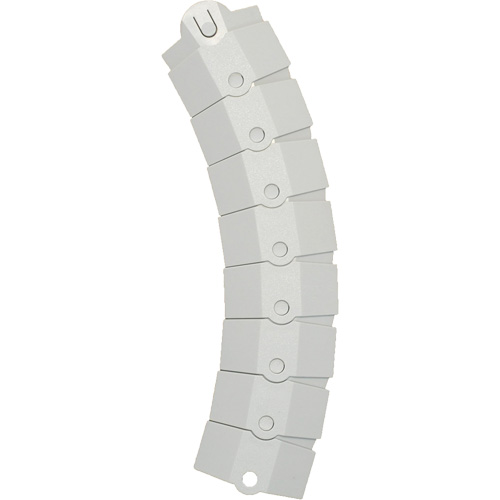 Small Ultra-Sidewinder Cable Protection System avec capuchons, 39,5" x 3" x 0,8", 2000 lb (1 tonne) Duraquip Inc