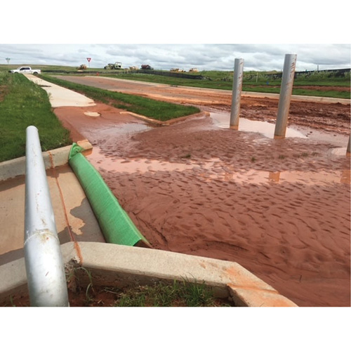 Green Ultra-Silt Dike&reg;, 7' L x 5' W Duraquip Inc