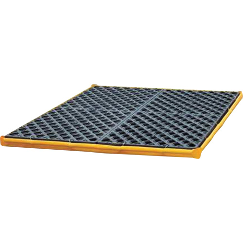 Ultra-Spill Deck flexible, 4 barils, Capacit&eacute; de d&eacute;versement 22 gal. US, 48" x 48" x 2,5" Duraquip Inc