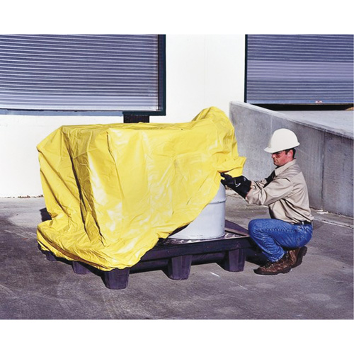 4-Drum Spill Pallet Pullover Cover Duraquip Inc