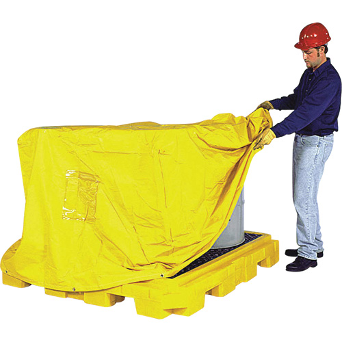 Ultra-Spill Pallet P2 Plus, b&acirc;che de recouvrement Duraquip Inc