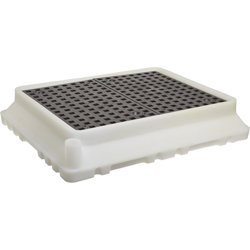 P4 Ultra-Spill Tray, 17" lo x 21" la x 4" h, Cap. de d&eacute;versement 2,9 gal. US Duraquip Inc