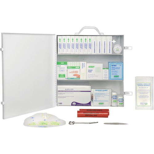 First Aid Kit, Meets CSA Z1220-17 Type 2 Low-Risk Environment, Large (51-100 Workers) Duraquip Inc