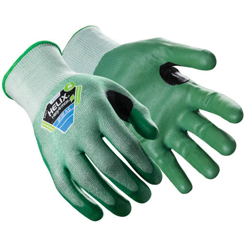 Helix&reg; 3050 Cut-Resistant Gloves, Size 5/2X-Small, 18 Gauge, Nitrile Coated, Polyester/Fibreglass/HPPE Shell, ASTM ANSI Level A6 Duraquip Inc