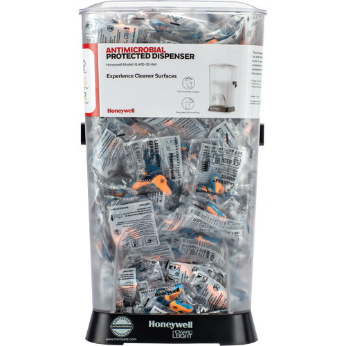 HL400 AM Corded Earplug Dispenser with LT-30 Earplugs Canister Duraquip Inc