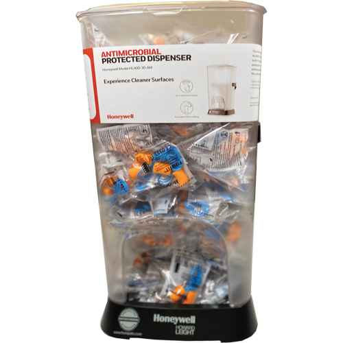 HL400 AM Corded Earplug Dispenser with FF-30 Earplugs Canister Duraquip Inc
