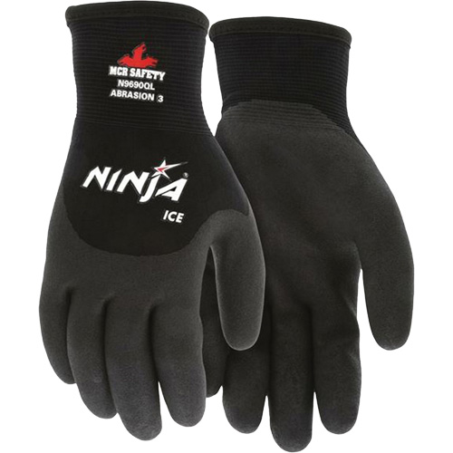 Ninja&reg; Ice Insulated Winter Gloves, Medium, HPT Coating, 15 Gauge, Nylon Shell Duraquip Inc