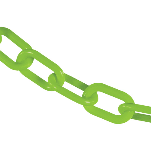 Heavy-Duty Plastic Safety Chain, Green Duraquip Inc