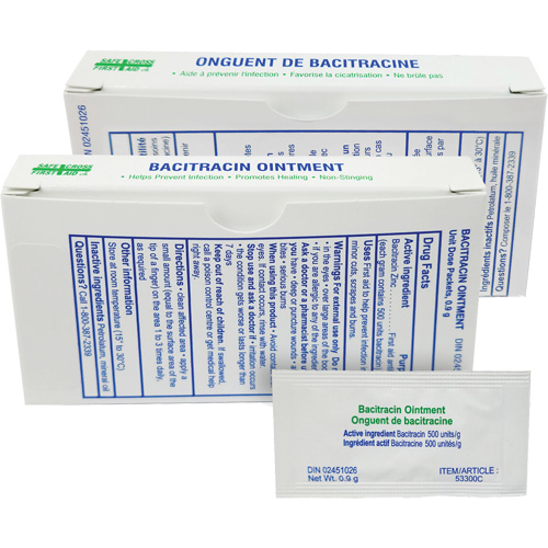 Zinc bacitracine, Onguent, Antibiotique Duraquip Inc