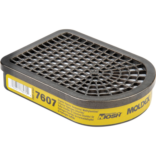 Semi-Rectangular Respirator Cartridge, Gas/Vapour Cartridge, Multi-Gas/Vapour Duraquip Inc