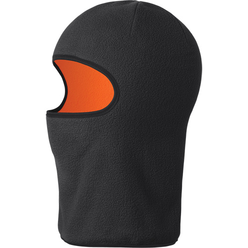 5502 Cagoule &agrave; 1 trou r&eacute;versible, Micro laine, Noir/Orange haute visibilit&eacute; Duraquip Inc