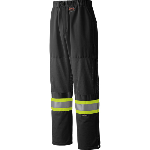 6003BKP Traffic Safety Pants, Polyester, Small, Black Duraquip Inc