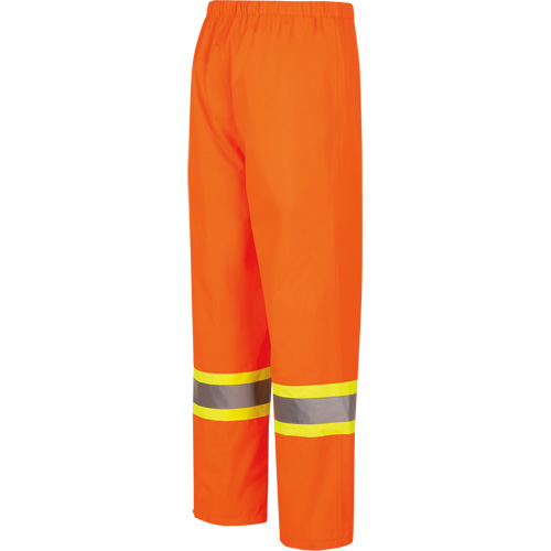 5627W Women's Waterproof Bib Pants, Polyester/Polyurethane, X-Small, High Visibility Orange Duraquip Inc