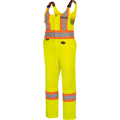 6000W Combinaison de s&eacute;curit&eacute; routi&egrave;re haute visibilit&eacute; pour femmes, Polyester, T-petit, Jaune lime haute visibilit&eacute; Duraquip Inc