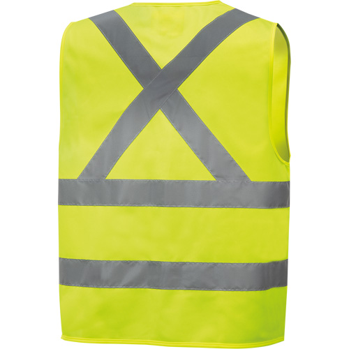 6886 Veste de s&eacute;curit&eacute; haute visibilit&eacute; en tricot chaîne, Jaune lime haute visibilit&eacute;, Petit, Polyester Duraquip Inc