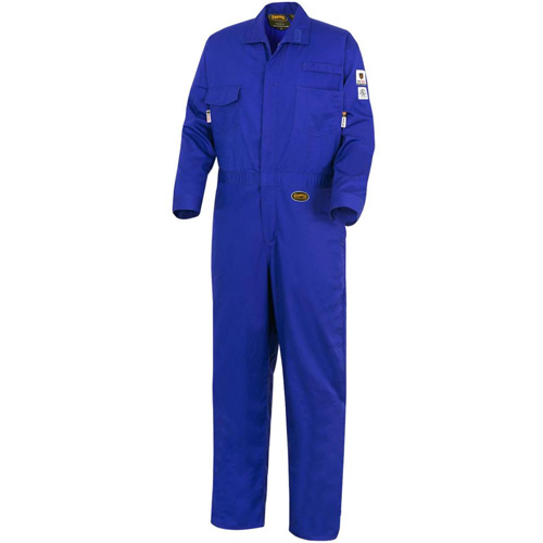7779T FR-Tech&reg; 88/12 Arc Rated Flame Resistant Coveralls, Size 40 (Tall), Royal Blue, 10 cal/cm² Duraquip Inc