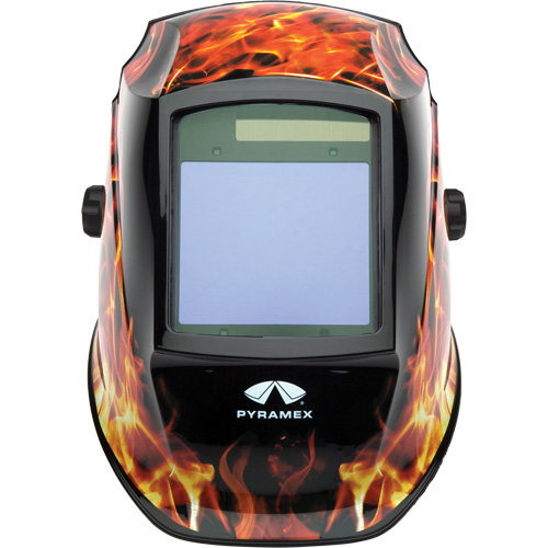 Leadhead&reg; Auto Darkening Welding Helmet, 3.8" L x 3.4" W View Area, 9 - 13 Shade Range Duraquip Inc