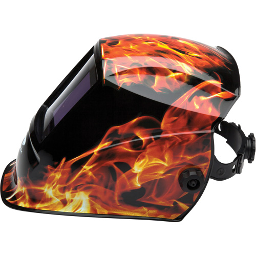 Leadhead&reg; Auto Darkening Welding Helmet, 3.8" L x 3.4" W View Area, 9 - 13 Shade Range Duraquip Inc