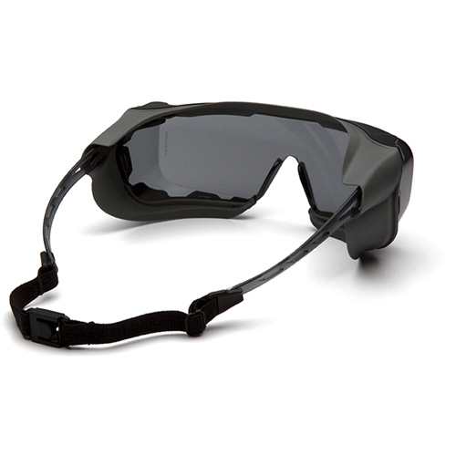 Lunettes &agrave; coques de s&eacute;curit&eacute; Cappture Plus, Lentille Gris, Antibu&eacute;e, Ventilation Ferm&eacute; Duraquip Inc