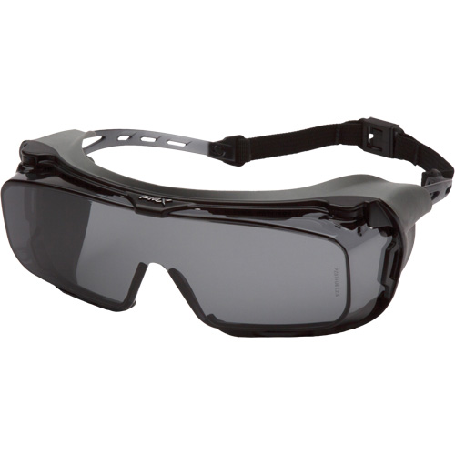 Cappture Safety Glasses, Grey Lens, Anti-Fog, ANSI Z87+/Meets/Exceeds CSA Z94.3 Duraquip Inc