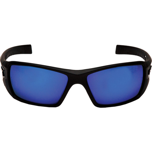 Velar Safety Glasses, Blue Mirror Lens, ANSI Z87+/Meets/Exceeds CSA Z94.3 Duraquip Inc